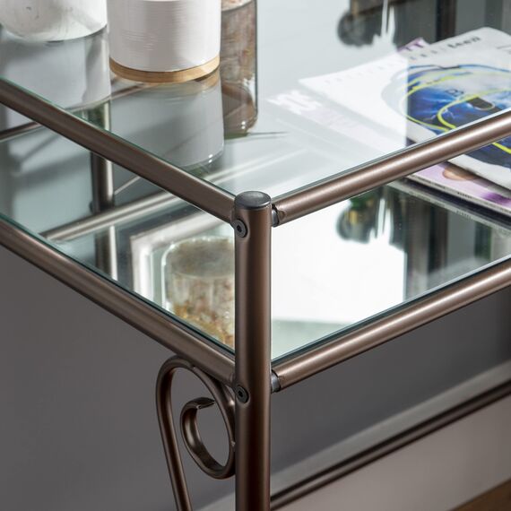 Linon Clarisse Kosmetikset aus Metall