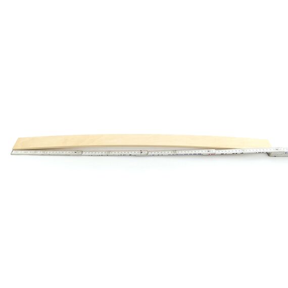 BOSSASHOP.de Set: Federholzleisten (8x50mm) + Befestigungs Kappen zur Selbstmontage für Futon, Bett oder Caravan | Stärke/Höhe 8mm x Breite 50mm (20 Kappen + 10 Leisten (Länge 880mm))