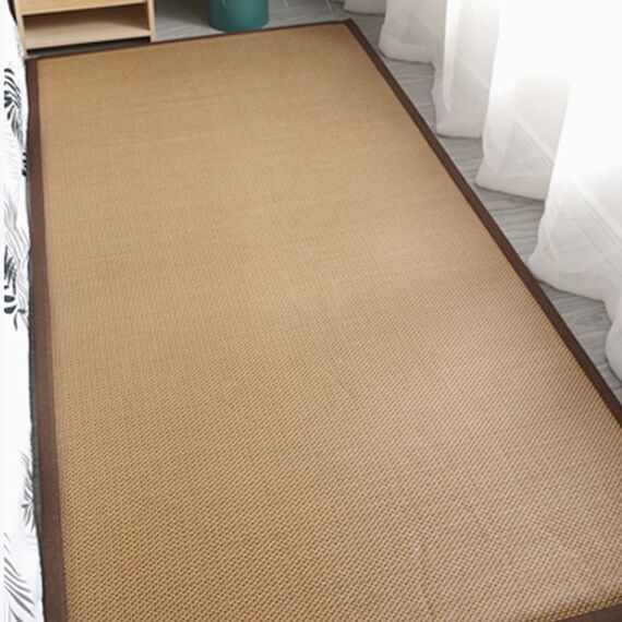 V&U Kühlende Rattan Japanische Futonmatratze,Traditionelle Rollbare Faltbare Tatami-Matte,Dicke Sommer Tatami Bodenmatte Für Yoga Zen Raum-Eine 100x200cm(39x79inch)