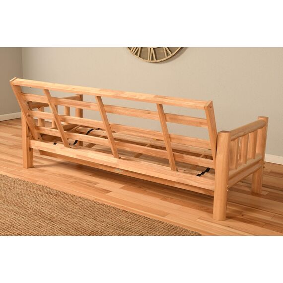 Kodiak Furniture Futons Lodge Futon Naturfinish Marmont Thunder