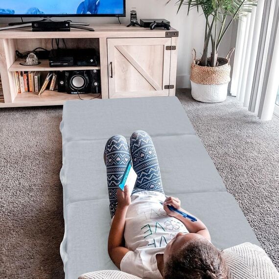 MeMoreCool Faltbare Bodenmatratze für Kinder, Kleinkind-Boden-Schlafmatte für Kindertagesstätte, kleine Kinder, faltbare Matratze, Bodenbett, dreifach gefaltete Futon-Matratze, tragbar, dreifach