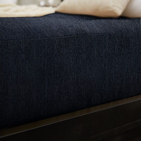 Trupedic x Mozaic Futon-Matratze in voller Größe, 25,4 cm, Standard-Futon-Matratze (Gestell nicht im Lieferumfang enthalten), strukturiertes Marineblau, ideal für Kinderzimmer oder Gästebereiche,