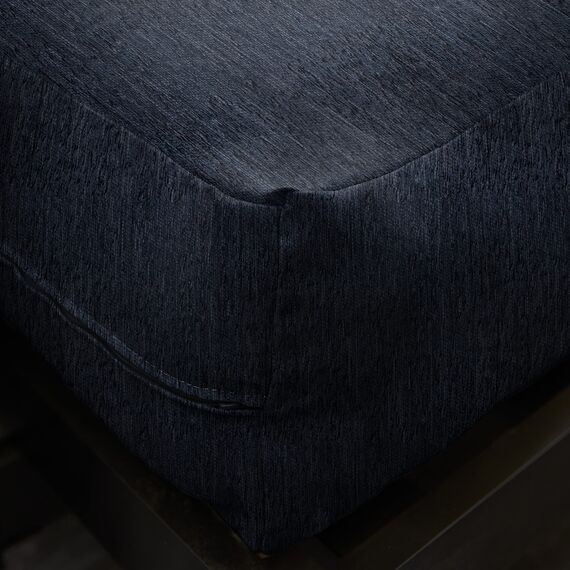 Trupedic x Mozaic Futon-Matratze in voller Größe, 25,4 cm, Standard-Futon-Matratze (Gestell nicht im Lieferumfang enthalten), strukturiertes Marineblau, ideal für Kinderzimmer oder Gästebereiche,