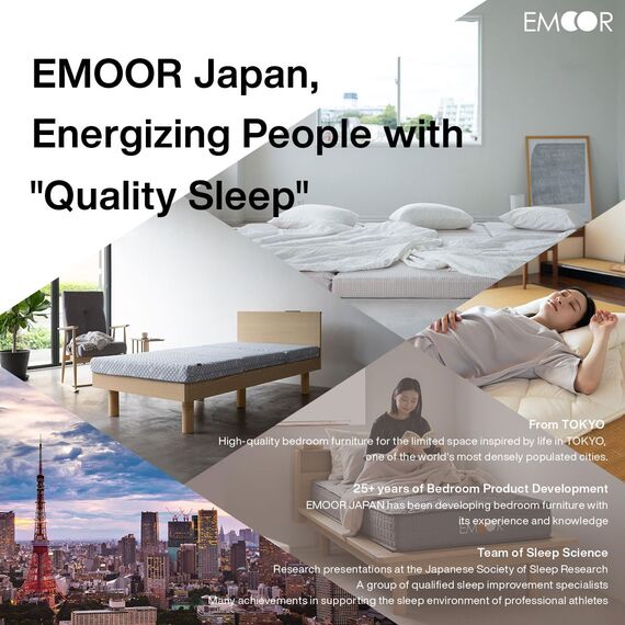 EMOOR Japanische Tatami – Großes Bett – Natürliches Binsgras (Nicht gefärbt), Faltbare Gusa-Matratze, japanische Futonmatratze, Yoga-Meditationsmatratze