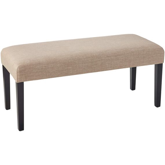 Amazon Brand – Ravenna Home Haraden Modern Upholstered Bench, 40" W, Beige
