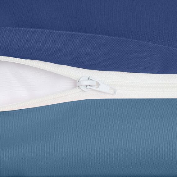 Utopia Bedding Bettwäsche 200x200 Set - Mikrofaser Bettbezug 200x200 cm + 2 Kissenbezüge 50x75 cm - Marineblau/Hellblau