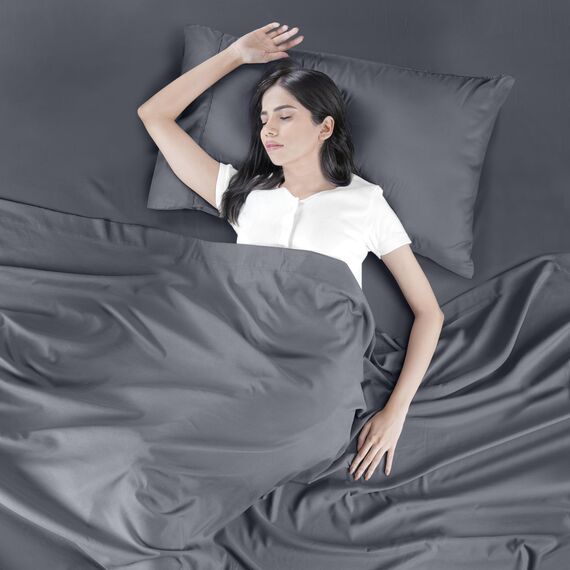 Utopia Bedding Bettwäsche-Set für Twin-Bett, 2er-Pack Bettwäsche-Sets, ideal für Spas, Hotels und Gästezimmer, gebürstete Mikrofaser, schrumpf- und lichtbeständig, pflegeleicht (Grau)