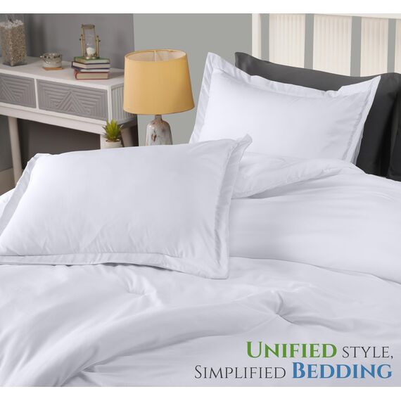 Utopia Bedding, 3-teiliges Bettwäsche-Set für King-Size-Betten, Bettdecken-Set, Daunen-Alternative, weiches Bettwäsche-Set, 1 Bettdecke (228,6 x 259,1 cm), 2 Kissenbezüge (50,8 x 91,4 cm), Weiß