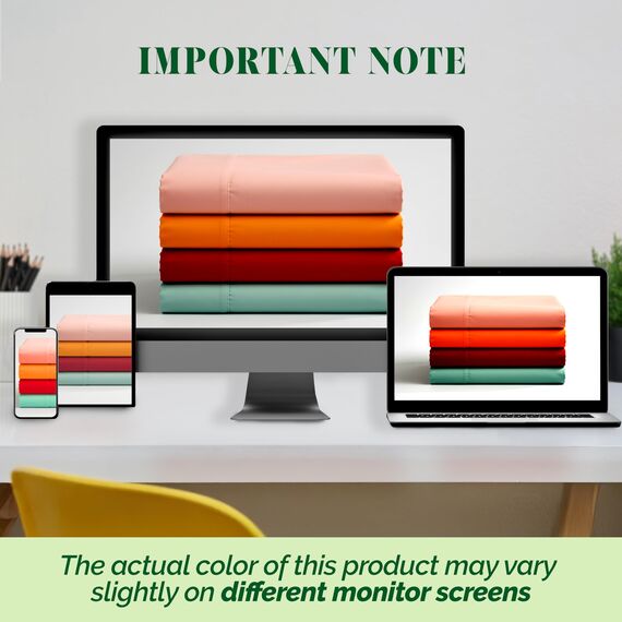 Elegant Comfort Luxuriöses 1500 Premium-Bettwäsche-Set aus Mikrofaser in Hotelqualität, dreireihig, Bestickt, weichstes 4-teiliges Bettlaken-Set, Knitter- und lichtbeständig, Twin/Twin XL, Staubrosa