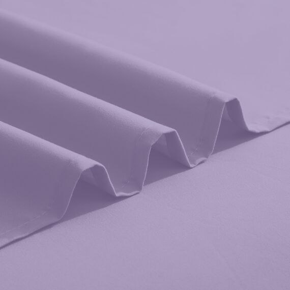 Elegant Comfort Luxuriöses 1500 Premium-Bettwäsche-Set aus Mikrofaser in Hotelqualität, dreireihig, Bestickt, weichste 4-teilges Bettlaken-Set, Knitter- und lichtbeständig, Full, Lavendel