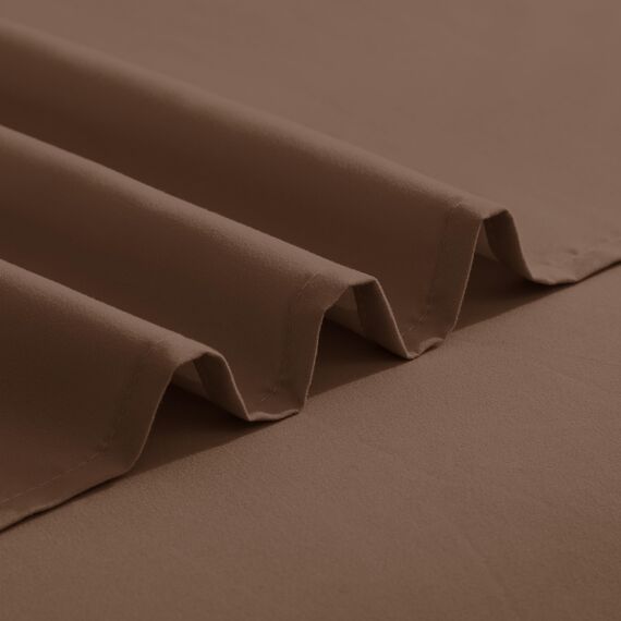 Elegant Comfort TM Luxuriöses Bettwäsche-Set, ägyptische Fadenzahl 1500, Bestickt, hochwertig, Hotelqualität Modern Full Taupe
