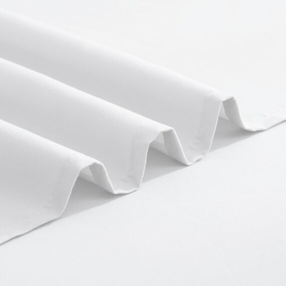 Elegant Comfort TM Luxuriöses Bettwäsche-Set, ägyptische Fadenzahl 1500, Bestickt, hochwertig, Hotelqualität Modern Full weiß