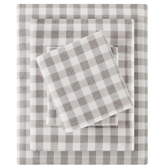 Sleep Philosophy True North Flanell-Bettwäsche-Set aus 100% Baumwolle, für Doppelbett, gemütliches Flanell-Bettwäsche-Set, gebürstet für zusätzliche Weichheit, Schwerer, Warmer