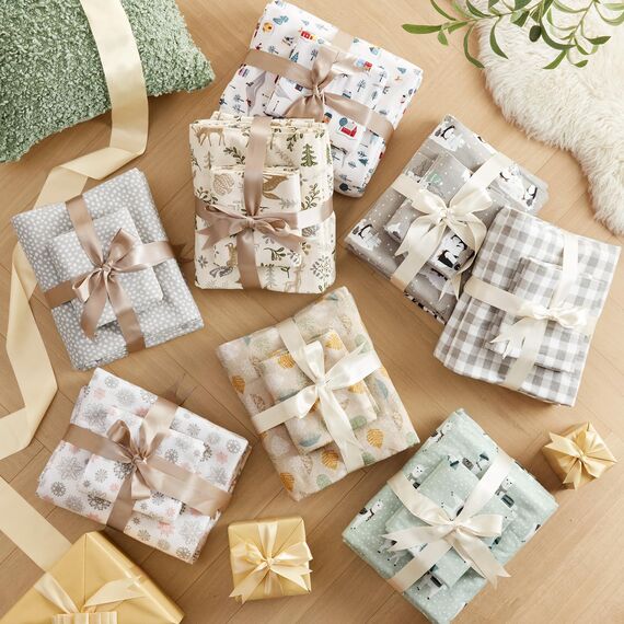 SLEEP PHILOSOPHY True North Flanell-Bettwäsche-Set, 100 % Baumwolle, für Doppelbett, gemütliches Flanell-Bettwäsche-Set, gebürstet für zusätzliche Weichheit, schweres, warmes Flanell-Bettwäsche-Set