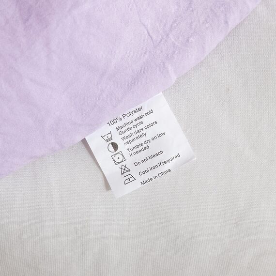 ROSGONIA Bettwäsche-Set für King-Size-Betten, Lavendel, 3-teilig (1 lila Boho-Bettdecke und 2 Kissenbezüge), weiche Bettwäsche, leichte Tagesdecke, Decke, Steppdecken, Geschenke