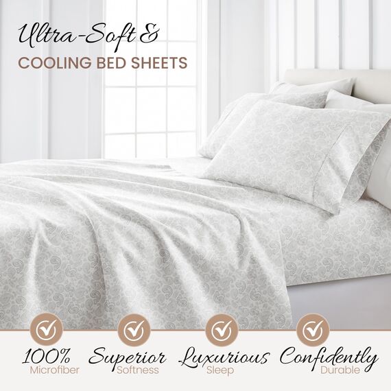Linen Market Hotel Collection Home Collection Bettlaken-Set aus dickem Kaschmir, 4-teilig