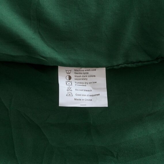 ROSGONIA Bettwäsche-Set für King-Size-Betten, 3-teilig (1 Tröster und 2 Kissenbezüge), einfarbig, dunkelgrün, King-Size-Bettdecke, wendbar, weiche und warme Mikrofaser, für alle Jahreszeiten