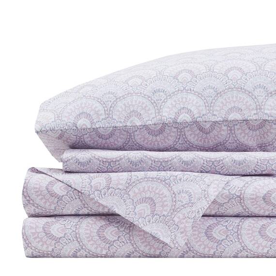 Comfort Spaces Bettlaken-Set aus 100% Baumwolle, atmungsaktiv, leicht, weich, mit 35,6 cm elastischer Tasche, passend für Matratzen bis zu 40,6 cm, gemütliche Ganzjahres-Bettwäsche, passender