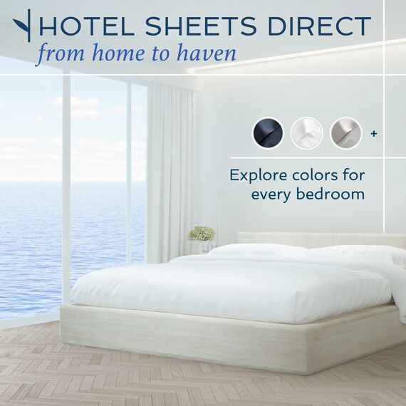 Hotel Sheets Direct 4-teiliges Bettwäsche-Set California King Size, 100 % Viskose aus Bambus, mit 2 Kissenbezügen, kühlend und atmungsaktiv, Luxus-Bettwäsche, feuchtigkeitsableitend und seidig,