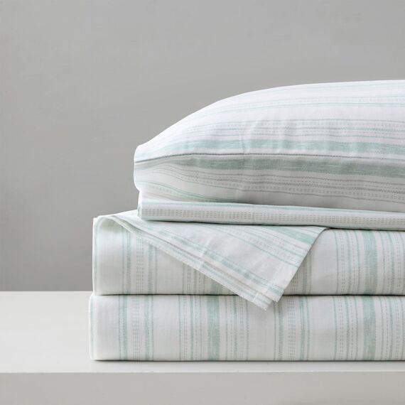 Comfort Spaces Cal King Good Vibes Bettwäsche-Set, 100% Baumwolle, atmungsaktiv, mit 35,6 cm elastischer Tasche, für Matratzen bis zu 40,6 cm, Ganzjahres-Bettwäsche, passender Kissenbezug, 4-teilig