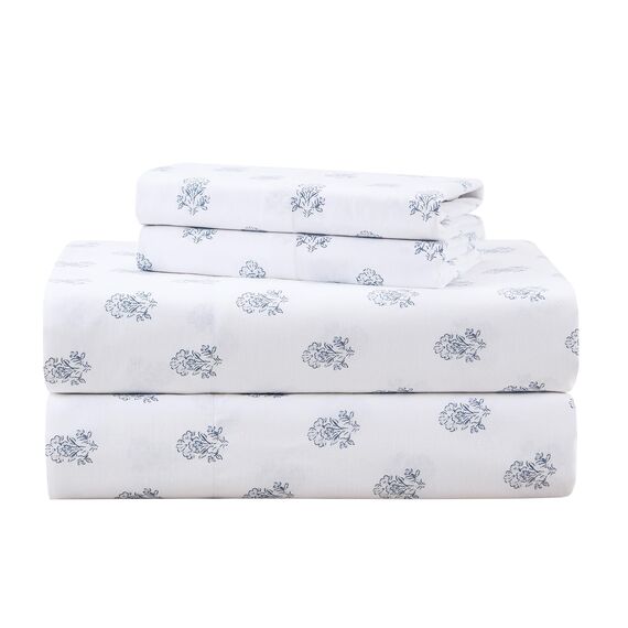 Comfort Spaces Bettlaken aus 100% Baumwolle, atmungsaktiv, natürlich kühle Baumwolle, weiche Baumwolle, Bettlaken mit 30,5 cm elastischer Tasche, passend für Matratzen bis zu 35,6 cm, für alle