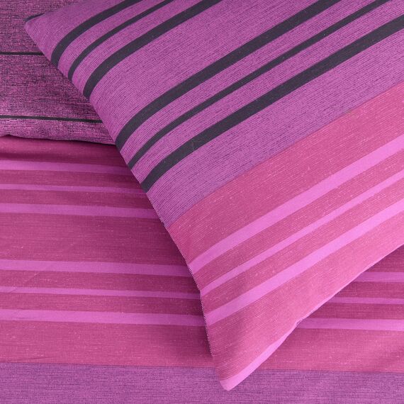 Sleepdown Bettdecke, Baumwolle Polyester, violett, Doppelbett
