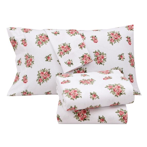 RUVANTI Flanell-Bettlaken-Sets für Queen-Size-Betten – 100 % Baumwolle, gebürstetes Flanell-Bettwäsche-Set – tiefe Taschen 40,6 cm (passend für bis zu 45,7 cm) – alle Jahreszeiten atmungsaktiv und