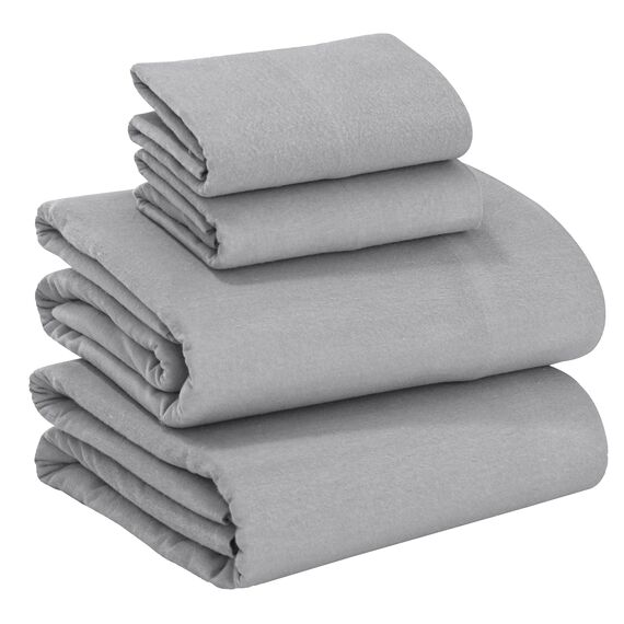 RUVANTI Flanell-Bettlaken-Sets für Queen-Size-Betten – 100% Baumwolle, gebürstetes Flanell-Bettwäsche-Set – Tiefe Taschen 40,6 cm (passend für bis zu 45,7 cm) – alle Jahreszeiten atmungsaktiv und