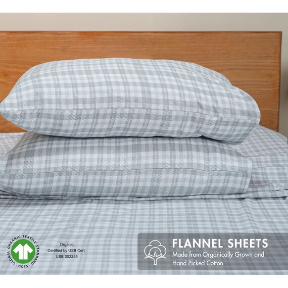 RUVANTI Flanell-Bettwäsche-Sets für Queen-Size-Bett, 100% gebürstete Baumwolle, Tiefe Taschen, 40,6 cm (passend für bis zu 45,7 cm), für alle Jahreszeiten, atmungsaktiv und superweich, warm und