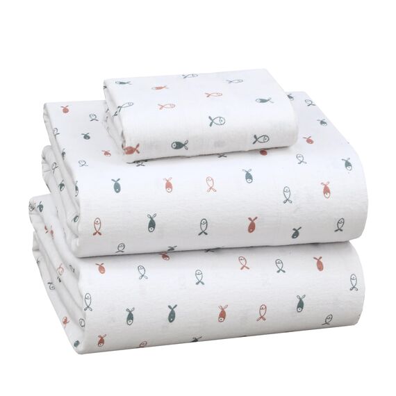 RUVANTI Flanell-Bettlaken-Sets für King-Size-Betten – 100 % Baumwolle, gebürstetes Flanell-Bettwäsche-Set – tiefe Taschen 40,6 cm (passend für bis zu 45,7 cm) – alle Jahreszeiten atmungsaktiv und