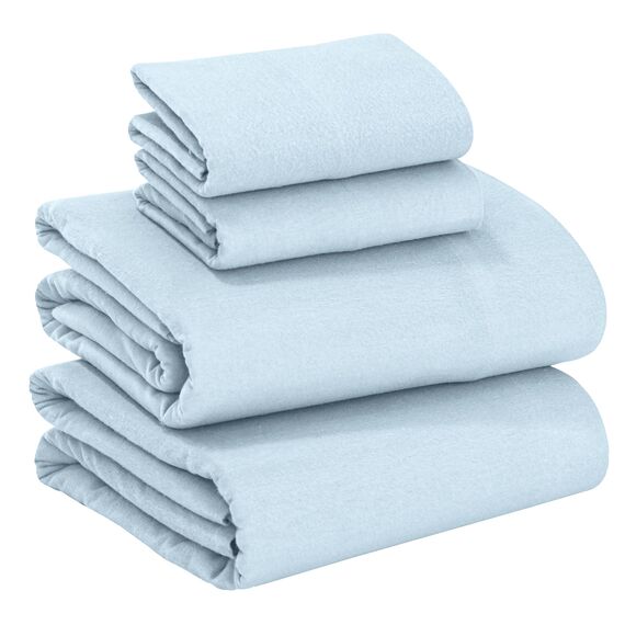 RUVANTI Flanell-Bettlaken-Sets für King-Size-Betten – 100% Baumwolle, gebürstetes Flanell-Bettwäsche-Set – Tiefe Taschen 40,6 cm (passend für bis zu 45,7 cm) – alle Jahreszeiten atmungsaktiv und