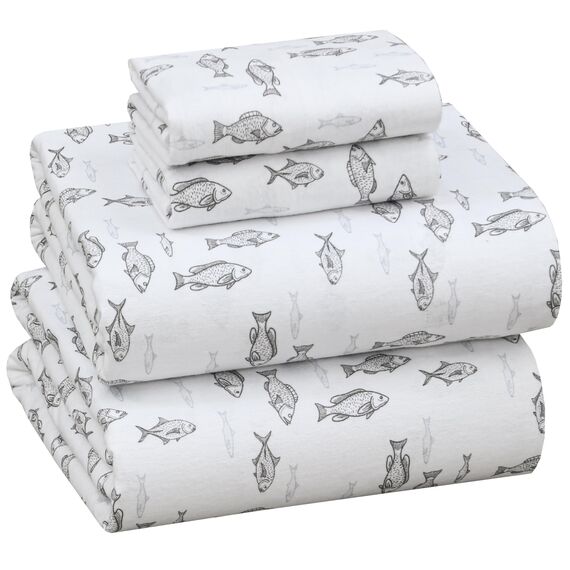 RUVANTI Flanell-Bettlaken-Sets für King-Size-Betten – 100% Baumwolle, gebürstetes Flanell-Bettwäsche-Set – Tiefe Taschen 40,6 cm (passend für bis zu 45,7 cm) – alle Jahreszeiten atmungsaktiv und