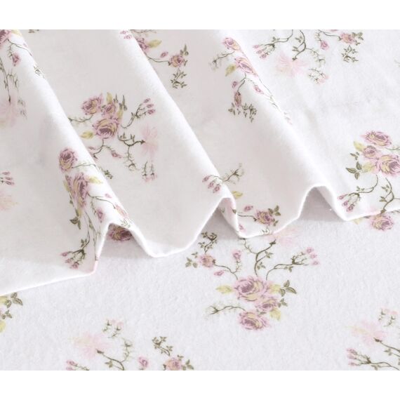 RUVANTI Flanell-Bettlaken-Sets in voller Größe – 100 % Baumwolle, gebürstetes Flanell-Bettwäsche-Set – tiefe Taschen 40,6 cm (passend für bis zu 45,7 cm) – alle Jahreszeiten atmungsaktiv und super