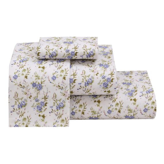 RUVANTI Flanell-Bettlaken-Sets in voller Größe – 100% Baumwolle, gebürstetes Flanell-Bettwäsche-Set – Tiefe Taschen 40,6 cm (passend für bis zu 45,7 cm) – alle Jahreszeiten atmungsaktiv und super