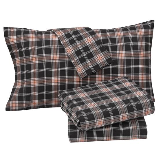 RUVANTI Flanell-Bettlaken-Sets für King-Size-Betten – 100 % gebürstete Baumwolle – tiefe Taschen 40,6 cm (passend bis zu 45,7 cm) – alle Jahreszeiten atmungsaktiv und super weich – warm und gemütlich