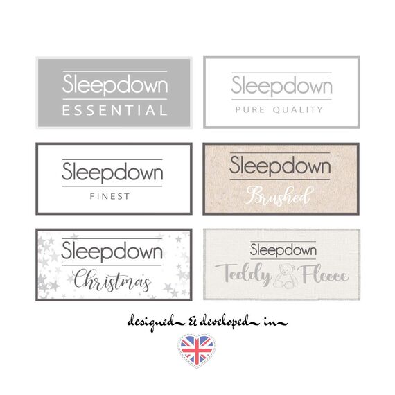 Sleepdown Wende-Bettwäsche-Set, strukturiert, gestreift, 155 cm x 220 cm + 2 Kissenbezüge 80 cm x 80 cm, Polycotton, Schwarz/Grau, 155 x 220cm + 2 x 80 x 80cm, 5056242763482
