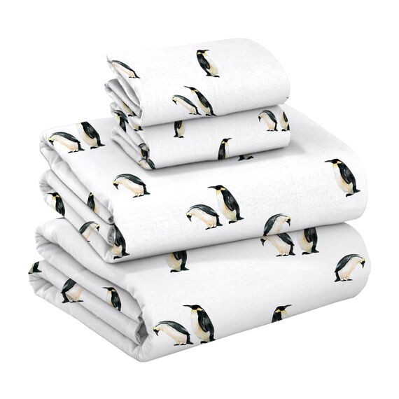 RUVANTI 100% Baumwolle, 4-teiliges Flanell-Bettlaken-Set, California King, Tiefe Tasche, warm, super weich, atmungsaktiv, feuchtigkeitsableitend, Flanell-Bettlaken-Set, Balance, kariert, Braun