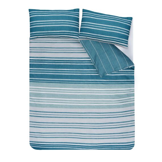 Sleepdown Bettdecke, Baumwolle Polyester, blaugrün, King Size