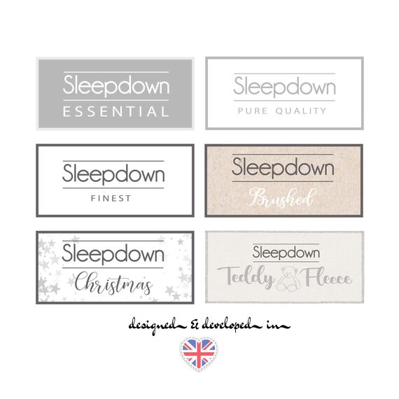 Sleepdown Bettwäsche-Set, strukturiert, gestreift, Rosa/Grau, wendbar, für Einzelbett, Doppelbett, Super-Kingsize-Bett (Kingsize)