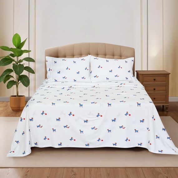 RUVANTI Flanell-Bettlaken-Sets für King-Size-Betten – 100 % Baumwolle, gebürstetes Flanell-Bettwäsche-Set – tiefe Taschen 40,6 cm (passend für bis zu 45,7 cm) – alle Jahreszeiten atmungsaktiv und