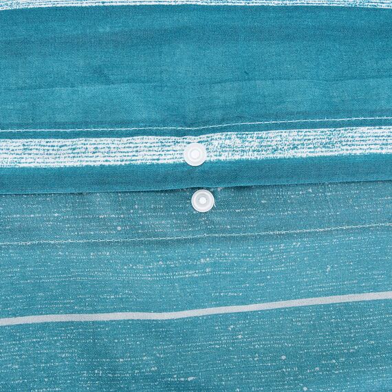 Sleepdown Bettdecke, Baumwolle Polyester, blaugrün, King Size
