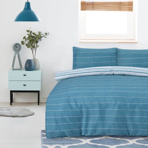 Sleepdown Bettdecke, Baumwolle Polyester, blaugrün, Doppelbett