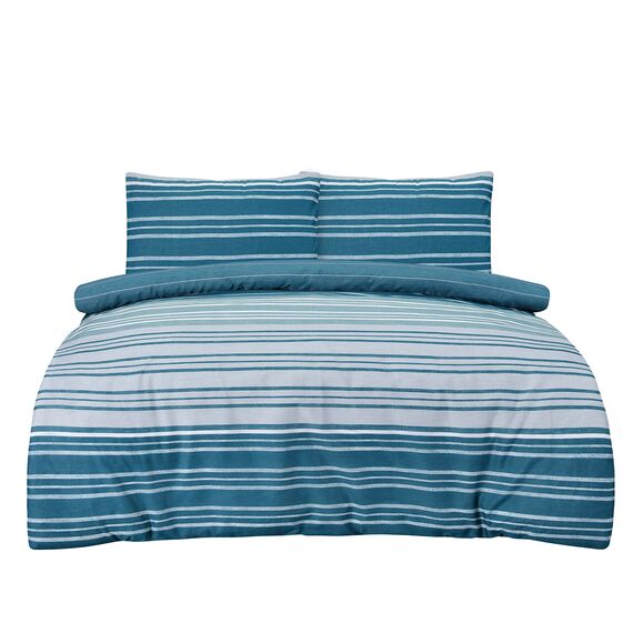 Sleepdown Bettdecke, Baumwolle Polyester, blaugrün, Einzelbett