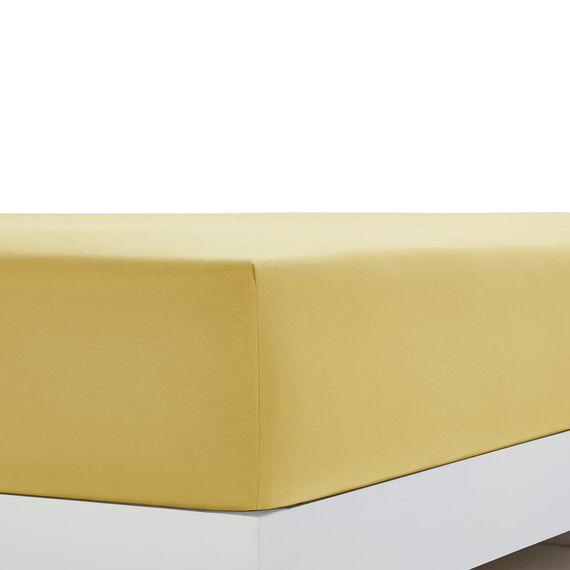 Clara Clark, Premier-1800-Collection, Deluxe-Mikrofaser, 3-Linien-Bettbezug, Silber/Hellgrau, Queen, Custard Mellow Yellow, Queen Size