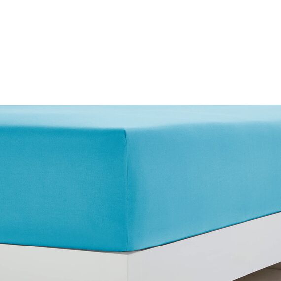 Clara Clark, Premier-1800-Collection, Deluxe-Mikrofaser, 3-Linien-Bettbezug, Silber/Hellgrau, Queen, Beach Blue, Kingsize