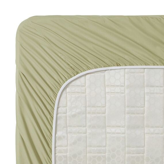 Clara Clark Luxury Soft Bedding Sheets & Pillowcases Bettwäsche-Set für Doppelbett, gebürstet, Tiefe Taschen, Mikrofaser, Salbeigrün, California King