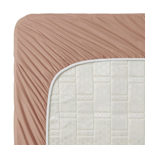 Clara Clark Luxury Soft Bedding Sheets & Pillowcases Bettwäsche-Set für Doppelbett, gebürstet, Tiefe Taschen, Mikrofaser, Taupe Sand, Queen