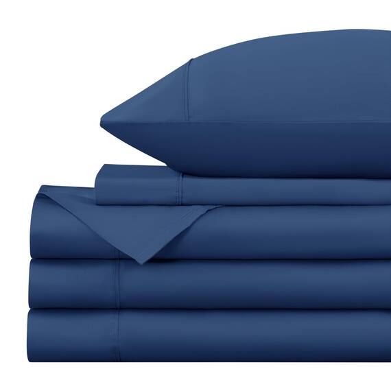 LBRO2M Split-King-Bettlaken-Sets für verstellbare Betten, Fadenzahl 1000, 100 % ägyptische Baumwolle, 5-teiliges Set, Bettlaken, tiefe Tasche bis 40,6 cm, weich, bequem, für alle Jahreszeiten (Split
