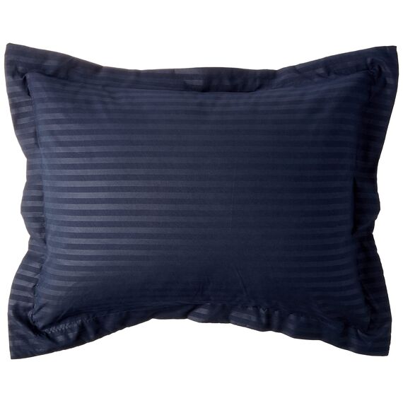 Sweet Home Collection Bettwäsche-Set für Doppelbett, 6-teilig, mit Bettrock, Spannbetttuch, Bettlaken, 1 Kissenbezug und 1 Kissenbezug, Twin, Dobby Navy