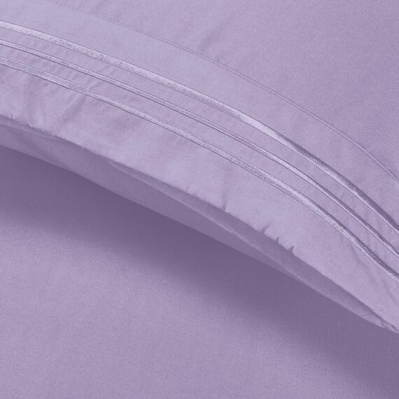 Elegant Comfort Luxuriöses 3-teiliges Bettwäsche-Set – luxuriöse Bettwäsche mit 1500 Fadenzahl, ägyptische Qualität Traditionell Full violett